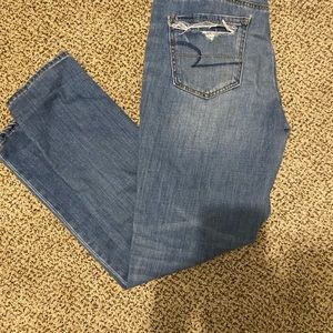 American Eagle Ripped Mom Jeans